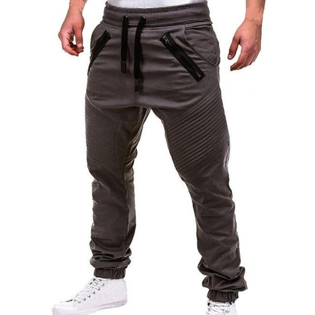 Men’s Solid Multi-Pocket Tactical Cargo Pants