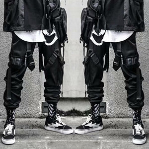 Hip Hop Strapped Cargo Pants
