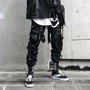 Hip Hop Strapped Cargo Pants