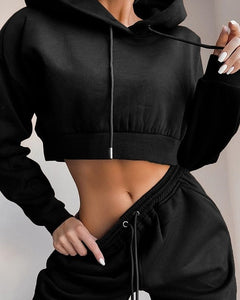 Women’s 2 Piece Hoodie Casual TrackSuit