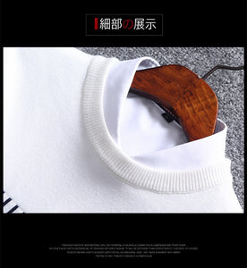 Men’s Wool Slim Fit Striped Knitted Sweater