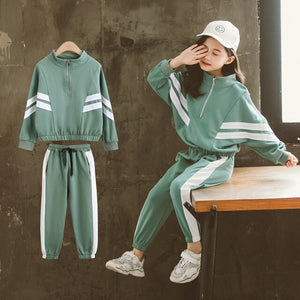 Girl Stripped Tracksuit